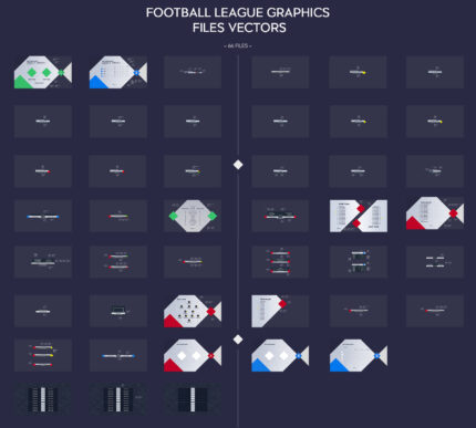 Football League graphics files Vectors - Yalla Studio