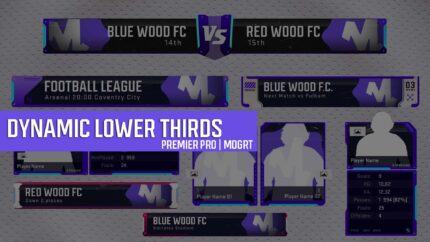 Dynamic Lower Thirds | MOGRT for Premiere Pro